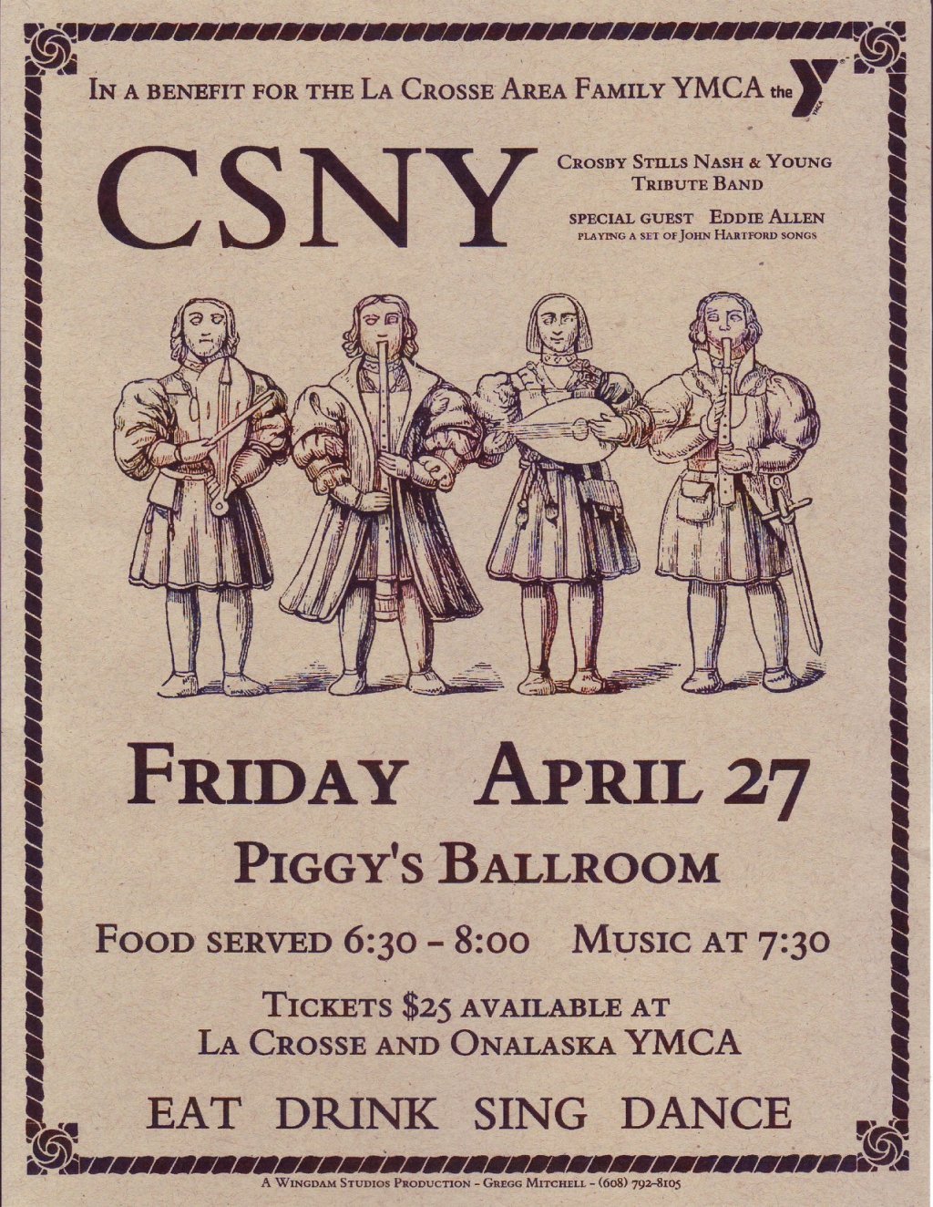 CSNY Tribute show poster
